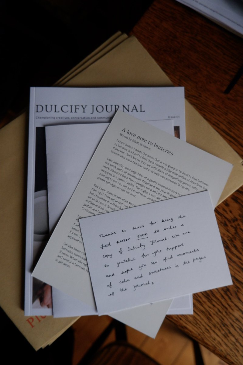 dulcifyjournal's tweet photo. Have made very good friends with my local post office this week and discovered arm muscles I didn’t know I had. Thank you for all your orders so far! Thrilled that it won’t just be my mum reading this. 
If you would like a copy for Christmas please order before the 12th! https://t.co/niPhQfXxYh