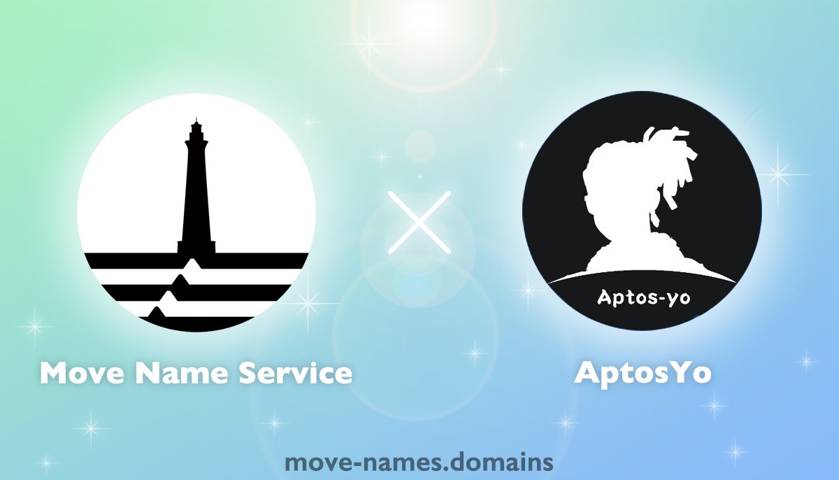 MNS has established a partnership with AptosYo (<a href="/Apto_yo/">Claudiee 💞</a>)✨

We are very happy to develop together with this great project.

#aptos #AptosNFTs  #AptosEcosystem