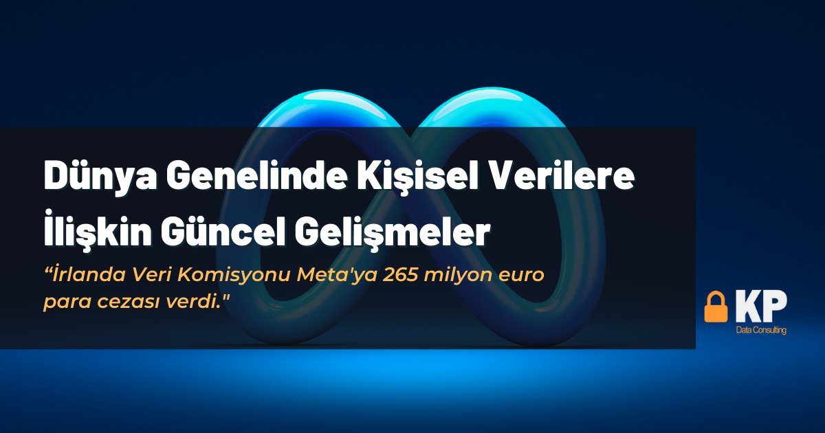 KoksalPartners's tweet photo. İrlanda Veri Komisyonu Meta'ya 265 milyon euro para cezası verdi. Gizlilik ve veri korumaya ilişkin güncel haberler için https://t.co/ixxJiS6t2Y
#meta #facebook #Ireland #dataprotection #board https://t.co/GhtV6nTY7c