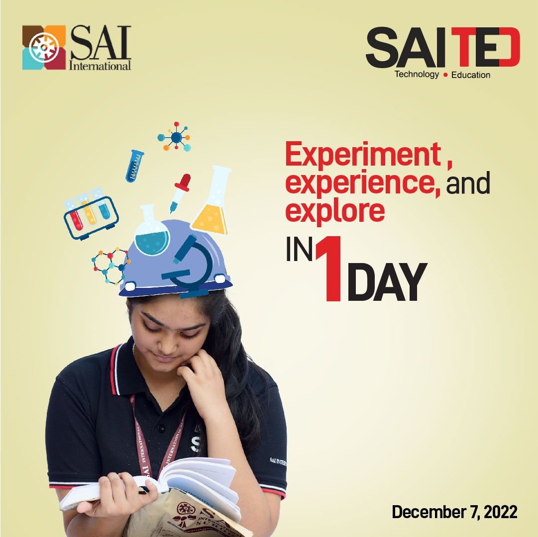 SAI_Edu_In's tweet photo. We are extremely exSAITED!
Are you??
Gather around for the biggest tech fest and experience the excellence of tech and science together. 
#IndiasNo1School #IndiasNo1 #SAIAngan #SAIInternationalSchool #SAIInternationalResidentialSchool #SAITED #SAITED2022 #Technology #Education https://t.co/e330KRnYRb