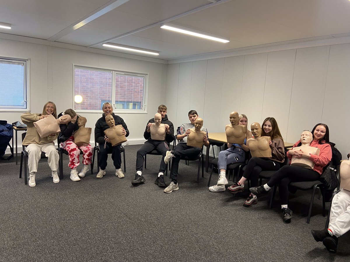 BTAExeColl's tweet photo. Thank you to Jay’s Aim for teaching CPR to our Travel &amp; Tourism students #lifeskills #collaboration https://t.co/dw1qzizJqq