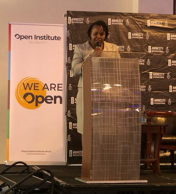 AmnestyKenya's tweet photo. "When we had not a shilling @Open_Institute + @AmnestyKenya helped us set up a website, research public opinion + build awareness. We know our friends when in need. Thank you." @ODPC_KE 
#DataGovernanceConference2022 #DataProtectionActKE
#Datagov #Dataprivacy https://t.co/73wms424y5