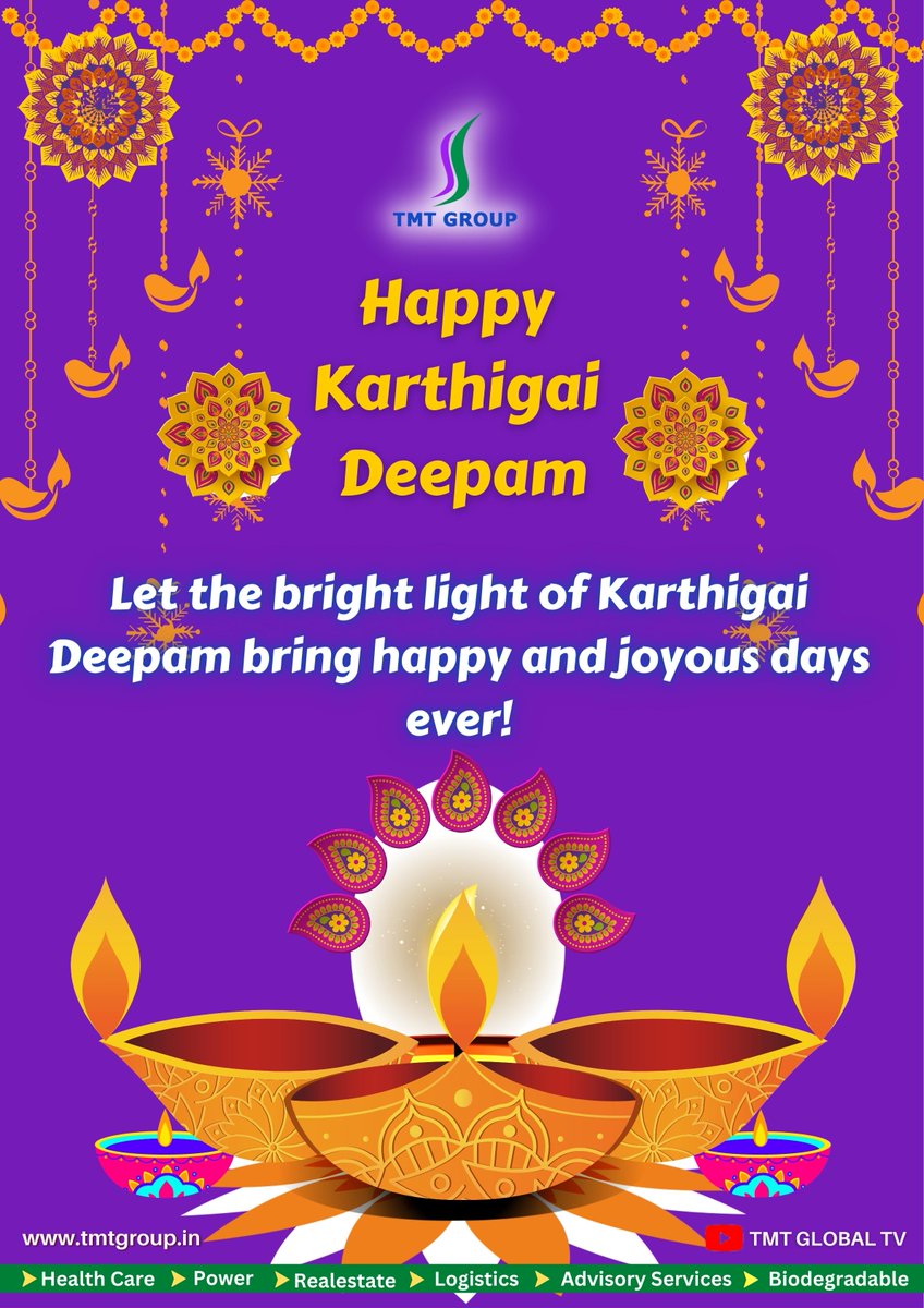 TMTDevelopers's tweet image. Happy 
#KarthigaiDeepam2022  
Deepam Let the bright light of Karthigai Deepam bring happy and joyous days ever!