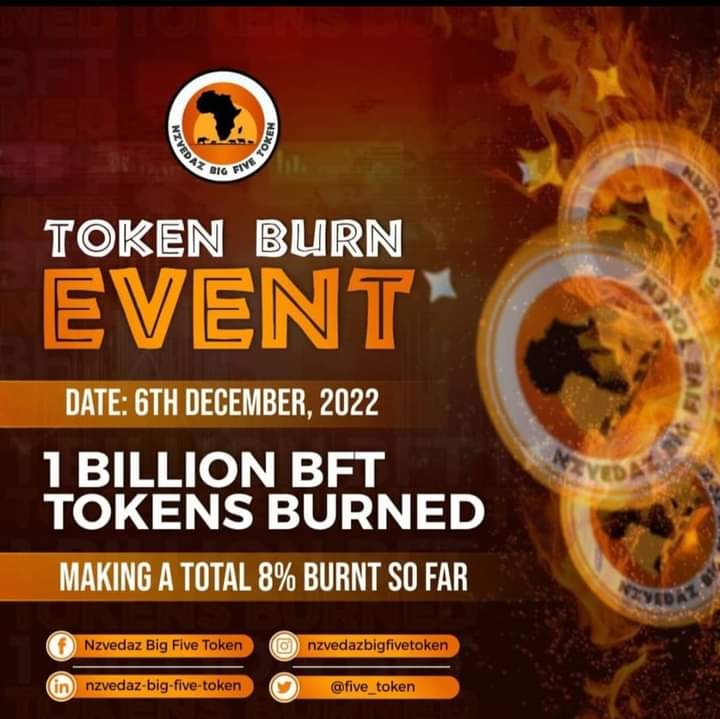 TheNewGenerashn's tweet photo. @djkhaled would say #Another_One yes @five_token today 06Dec2022 are burning another 1billion of #TheBigFiveToken, that means in 2022 so far 8% of the initial total supply is gone 💎🤝💎
#Ahoyi #BigFive_Army #nzvedazBft #GameChanger #AfricasFirst
@izzymutanhaurwa @VengieZim https://t.co/q5G0ETIkqj
