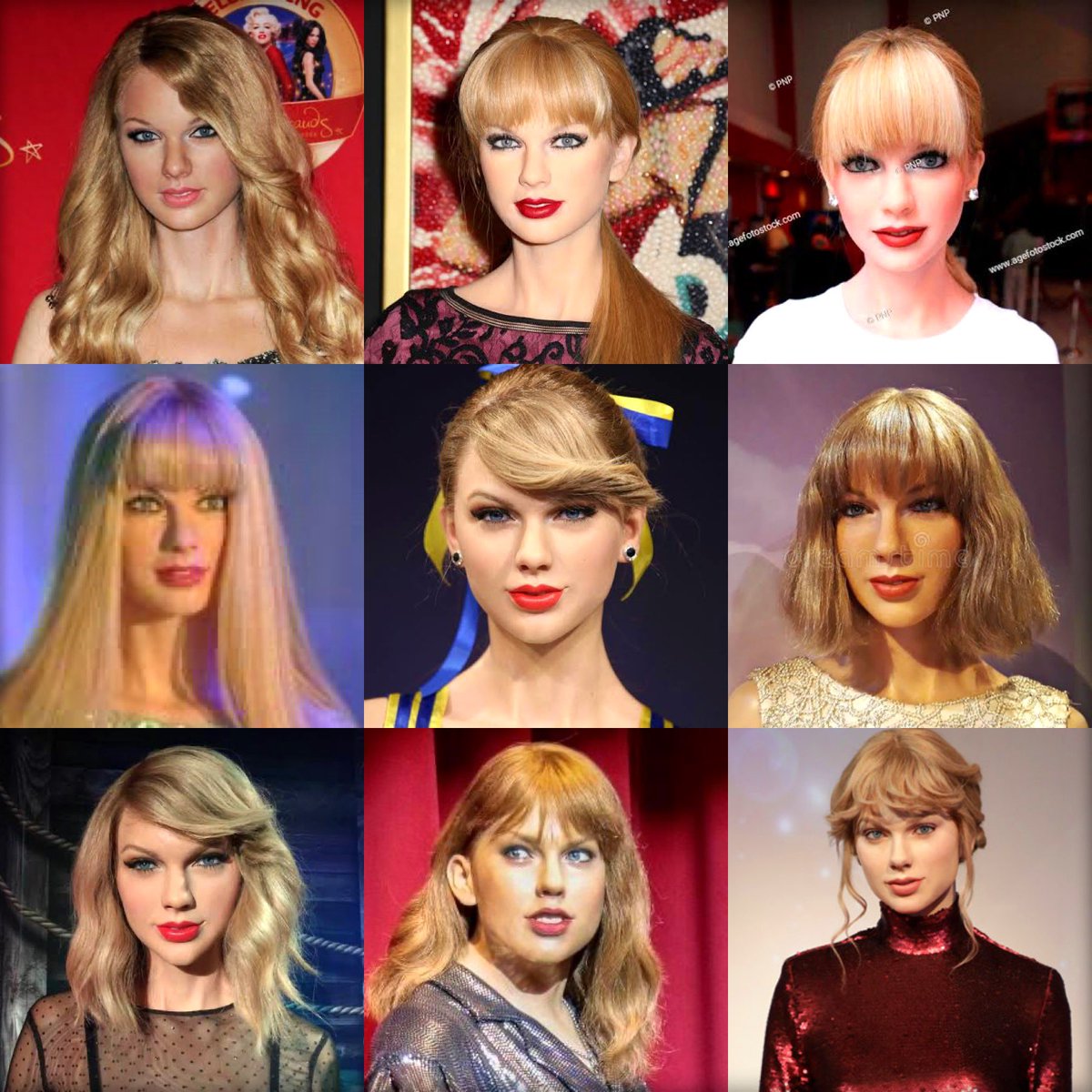 Taylor Swift Facts on Twitter "Taylor Swift’s wax figures at the Madame Tussauds through the