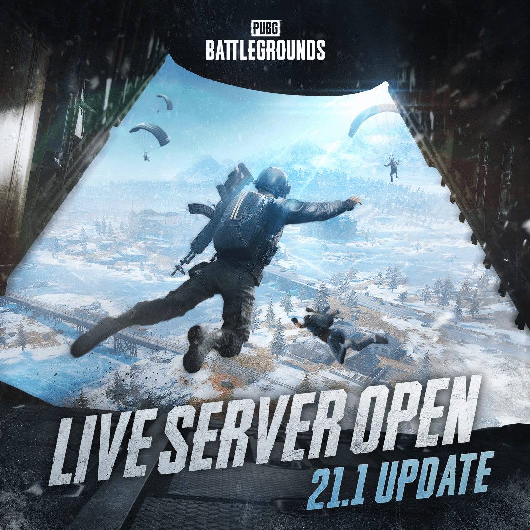#VikendiReborn has just been released with Update 21.1 on the PC Live Servers! Do you have what it takes to be the ultimate survivor this winter?

More Vikendi details: vikendi.pubg.com

#PUBG #BATTLEGROUNDS

📅 Vikendi Reborn Launch Dates
PC – Live Now
Console - Dec 15th