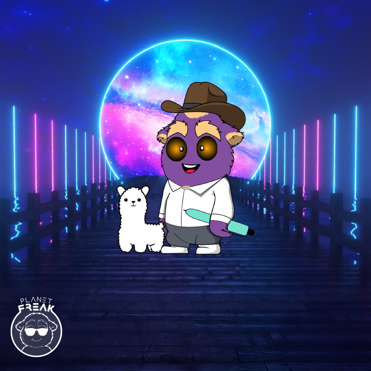 Yeehaw! Nerdy Cowboy Freak and Lama is just chilling on the floor!!! Come and get it! ❤😱
.
.
.
#Pride #PlanetFreaks #Fruttidino #monoverse #P2E #NFT #dizzy #Tuesday #NFTs #NFTProject #NFTCollection #nftcollector #NFTCommmunity #artist #digitalart #nftcollectibles #eth #nftdrops