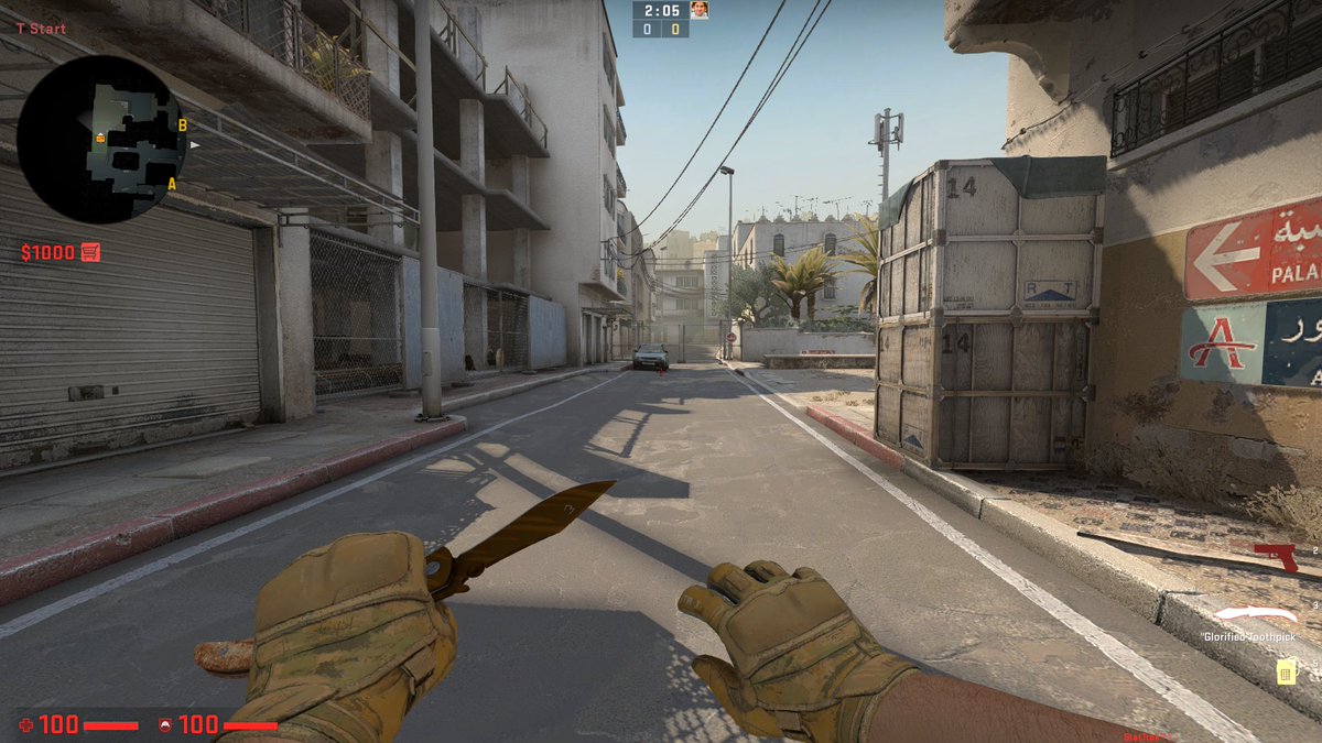 Stream is up!

I'll be doing viewer games all day, and the first viewer to get 40 kills in a viewer game, will take a these two items (gloves and knife)
Like, retweet and tell your good CSGO friend that he has a chance to win items fairly easily
Twitch.tv/randomrambo