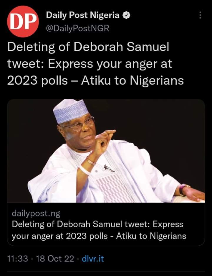 degrandee1's tweet photo. If #Tinubu wins, APC won. If #Atiku wins, PDP won. But if #Obi wins Nigerians won. Deal with it. https://t.co/n5c91tuccw