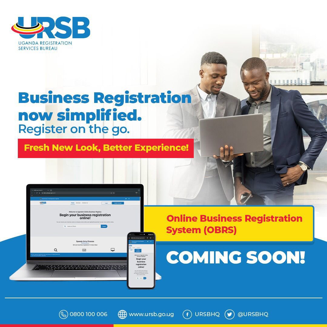 MoICT_Ug's tweet photo. Business Registration now Simplified 
@GovUganda @URSBHQ @Mercykains @DenisNabz 

#MoICTUG #URSBWorks https://t.co/TN9m5J8WIA