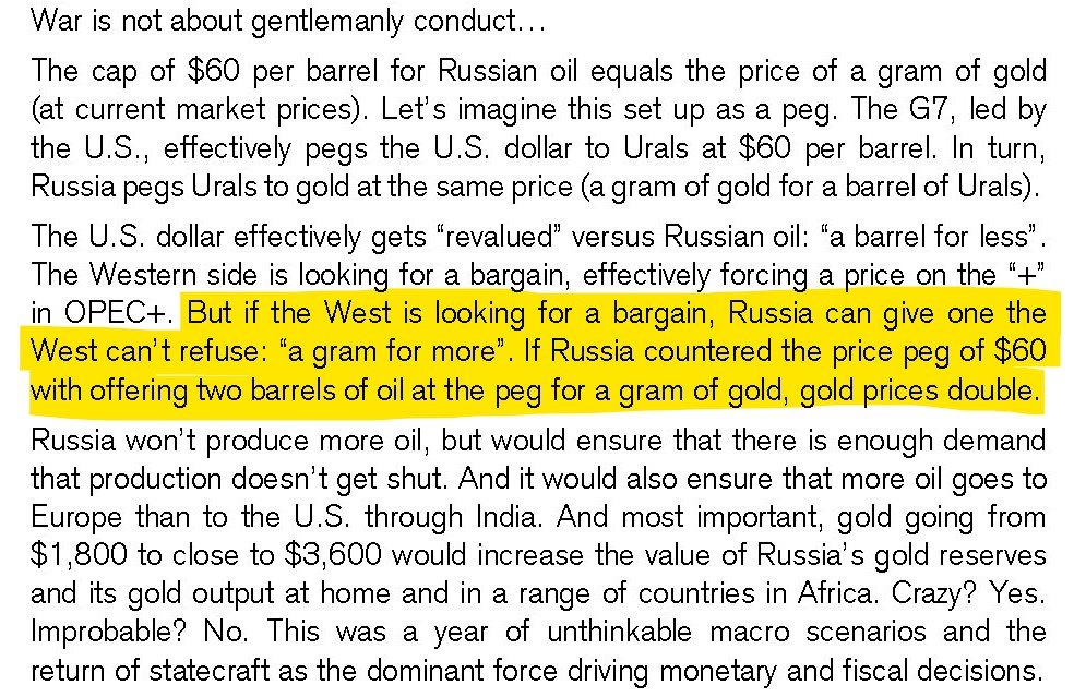 TheLastDegree's tweet photo. Russia can give the West a bargain it can't refuse...:

Gold prices to double

Zoltan &amp; Luke Gromen https://t.co/qRVIClCKVJ