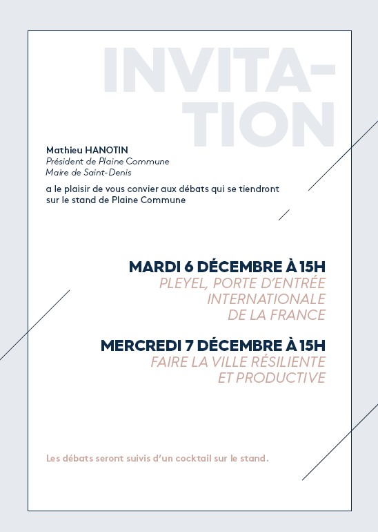 Plaine Commune Developpement tweet media