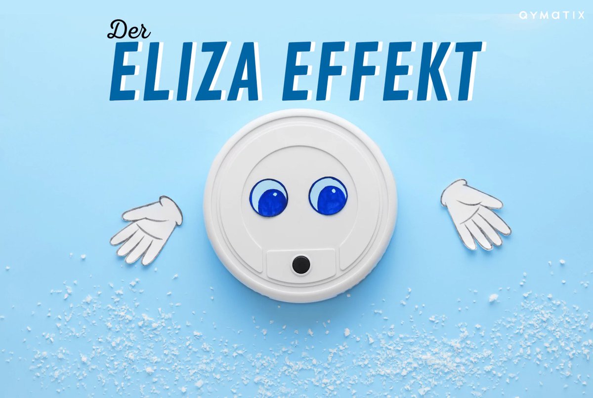 Haben Sie schon von dem Begriff "ELIZA-Effekt" gehört? Was dieser bedeutet und ob er auch Sie betrifft, können Sie hier lesen: qymatix.de/de/angst-ki-el…
#ki #ai #eliza #machines