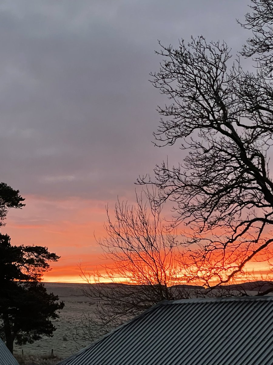 When your brother sends you a sunset photo from New Zealand and you send a sunrise photo from Scotland and you realise you’re looking at two sides of the same sun from opposite ends of the world.
