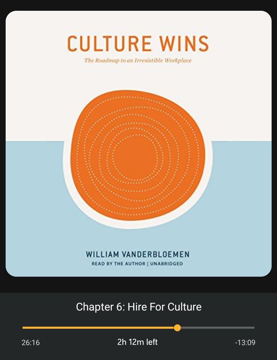 Culture wins. Struck by this yesterday.

Me: real-life issue impacts work &amp; boss says 'what can I take off you to help?'

Friend: similar issue (different industry), and boss piles more on saying 'you'll cope'. Boss also has very diagonal shoulders...

<a href="/wvanderbloemen/">William Vanderbloemen</a> #culture