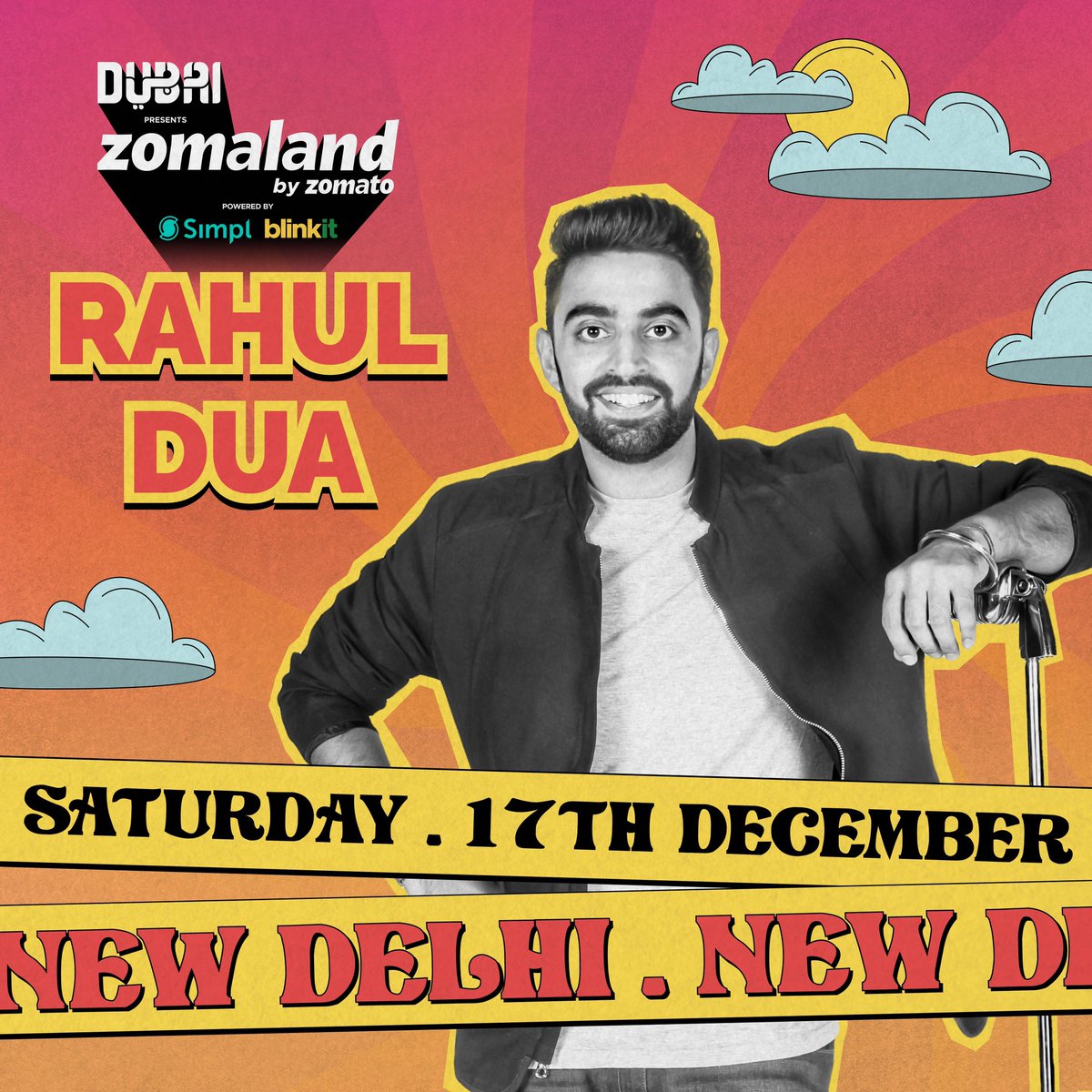 Things are about to get hilarious with <a href="/therahuldua/">Rahul Dua</a> taking the stage in Delhi 🤣

Go get your tickets NOW via the link 🎟️
bit.ly/Zomaland2022

#Zomaland #RahulDua #NewDelhi