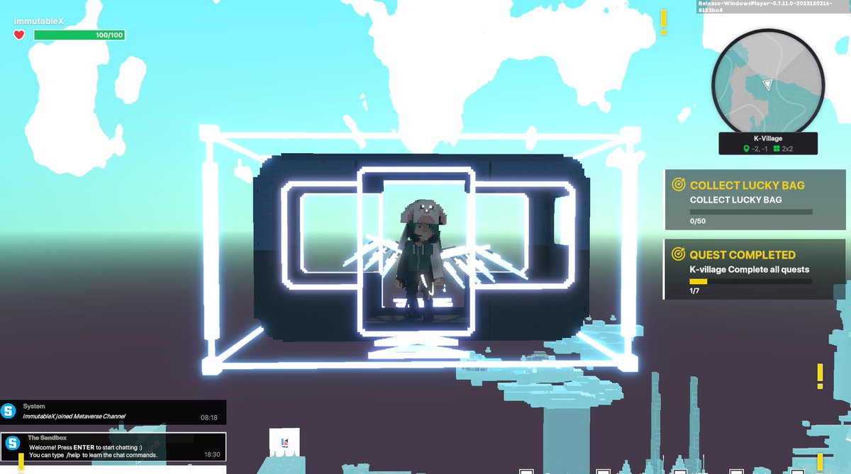 Peter45721703's tweet photo. @TheSandboxGame @cubeunited @kleague @MetaToyDragonZ @anicube_ent I dived in the K-verse mini event! 👇⛩ https://t.co/mqbwknUiWg