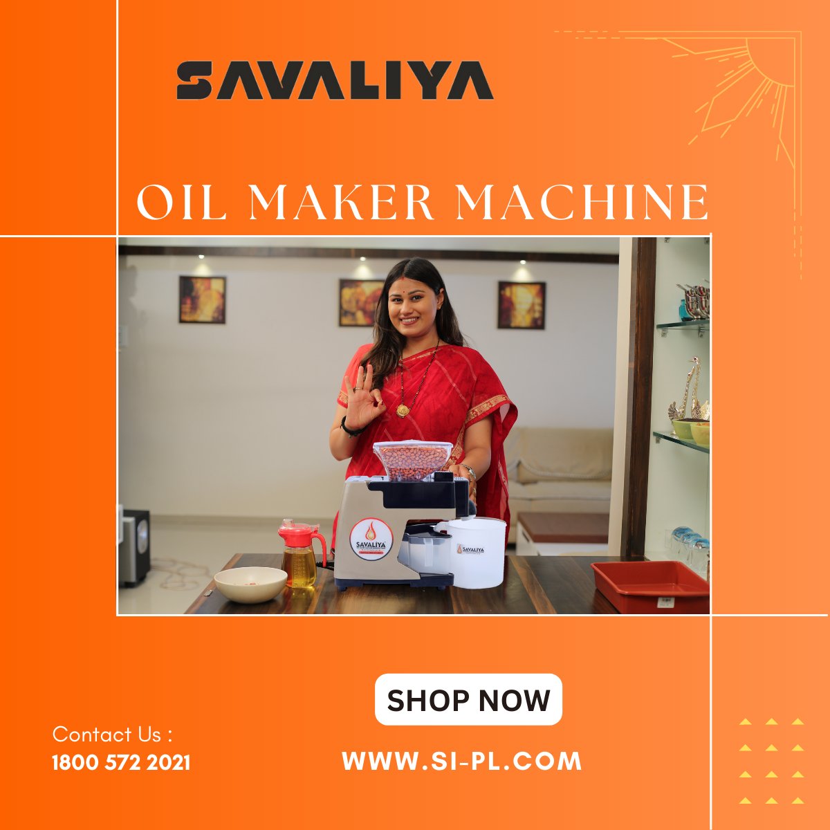 savaliyaoilmak1's tweet photo. Fully automatic oil maker machine for extract pure and fresh oil at home
#savaliyaoilmakermachine #oilmakermachine #oilpressmachine #oilextractionmachine #oilexpeller #OilMakingMachine #oilpress #coldpressed #oilmakerforhome #savaliya #Pureoil #oils #edibleoil #coldpresses https://t.co/dN5cKBcLrh