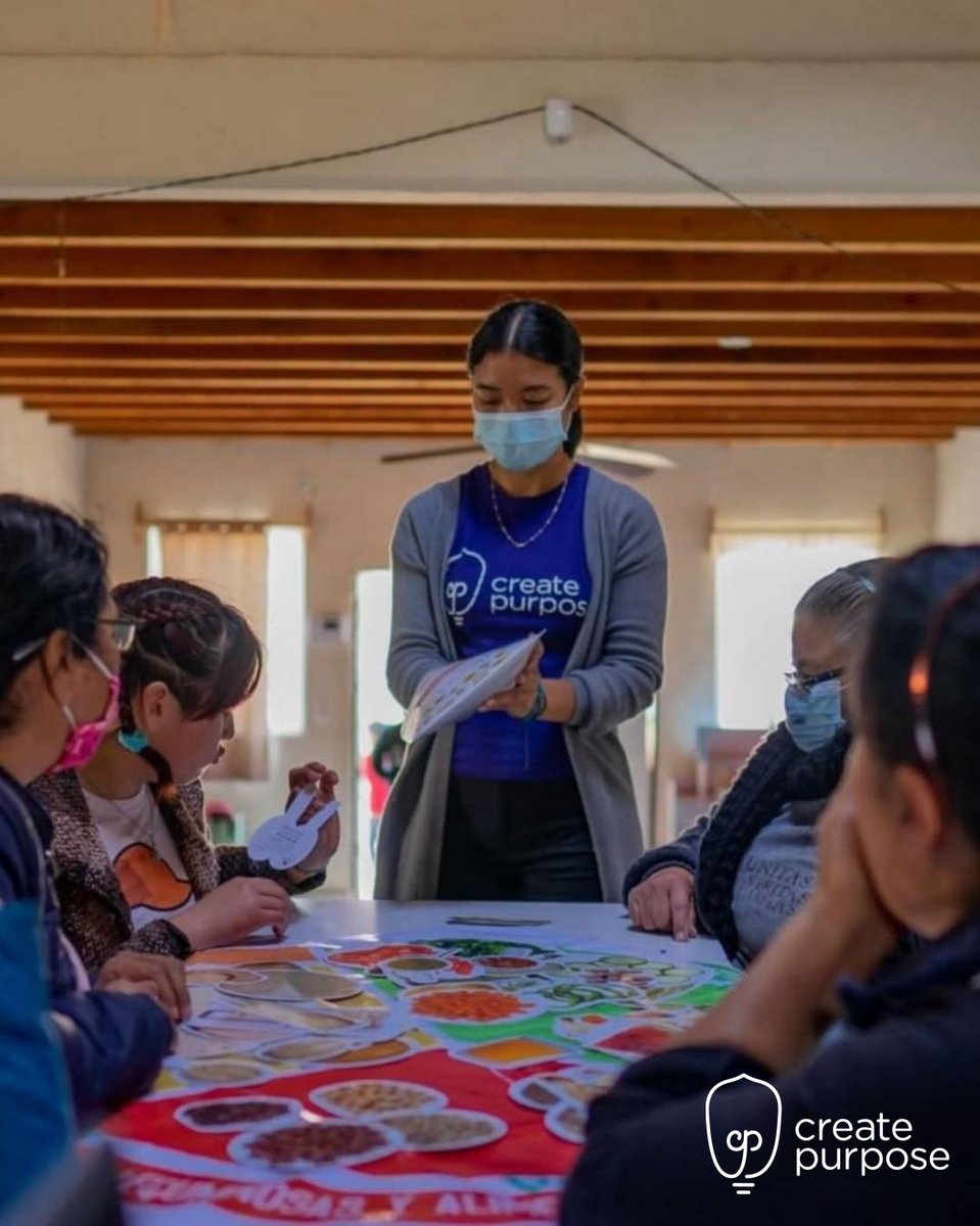 "Through our Create Purpose® Programs📚, we help kids displaced by drug-related violence or extreme poverty become safe and creative people, ready to face the world head-on." #Cre8ADifference💜