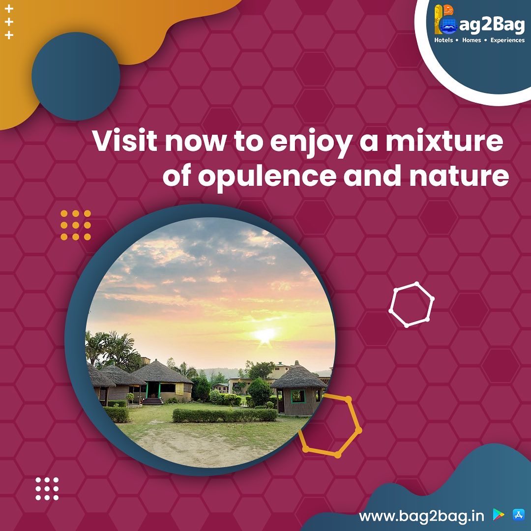 bag2bag_care's tweet photo. Stay a while in Corbett Soho Resort for a lavish experience with modern amenities.
https://t.co/9BRigjwsaN
#lavishexperience #modernamenities #affordablestay #convenientstay #extendedstayhotels #experiencewildlife #luxuriousstay #deluxerooms #travel #travelmore #bag2bag https://t.co/tBwgvImOWm
