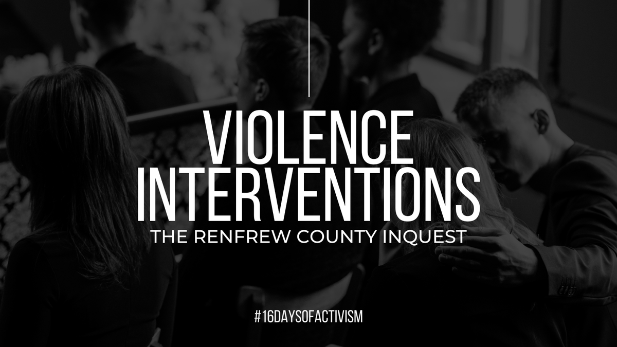 NFFOntario's tweet photo. #IPV survivor-informed risk assessments can improve decision-making for violence intervention. A common framework built on collaboration would improve intervention programming and clearer provincial guidelines.
Learn more: https://t.co/TU13lyqbln
#16DaysOfActivism #CKWInquest https://t.co/FSIhDXH3aG