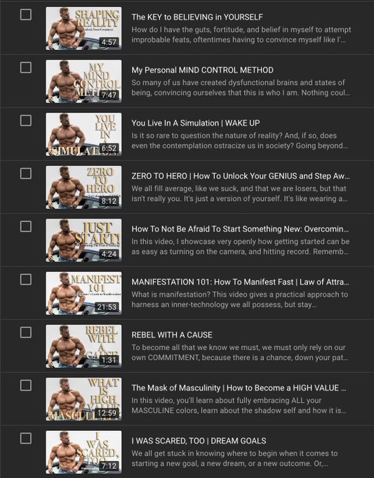 New YouTube thumbnails are looking sick!   If you are into this type of metaphysical inspirational 100%