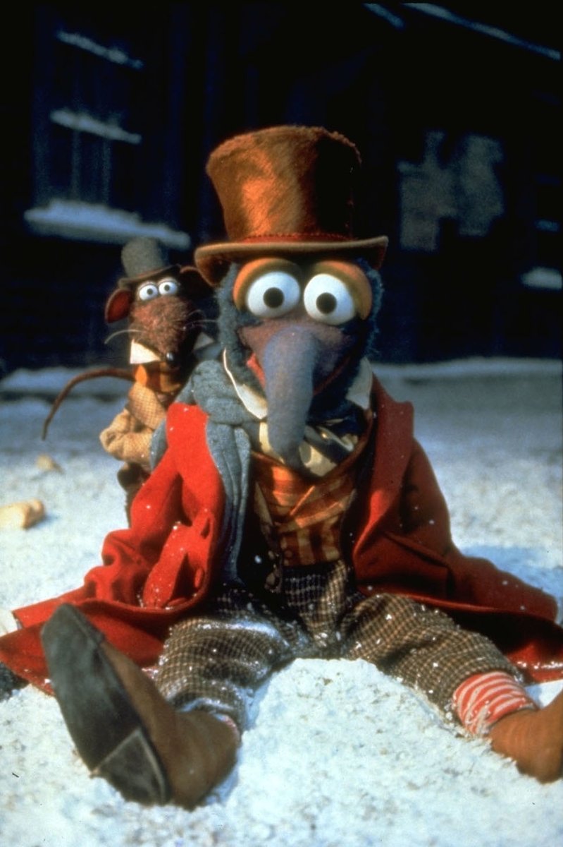 GonzotheGreat's tweet photo. Greetings! It is I, Charles Dickens, and today I am not here to TELL the story – I am here to answer your questions ABOUT the story. Go ahead, ask me anything about The Muppet Christmas Carol in honor of the film's 30th anniversary this week! https://t.co/8hriFSzCyZ