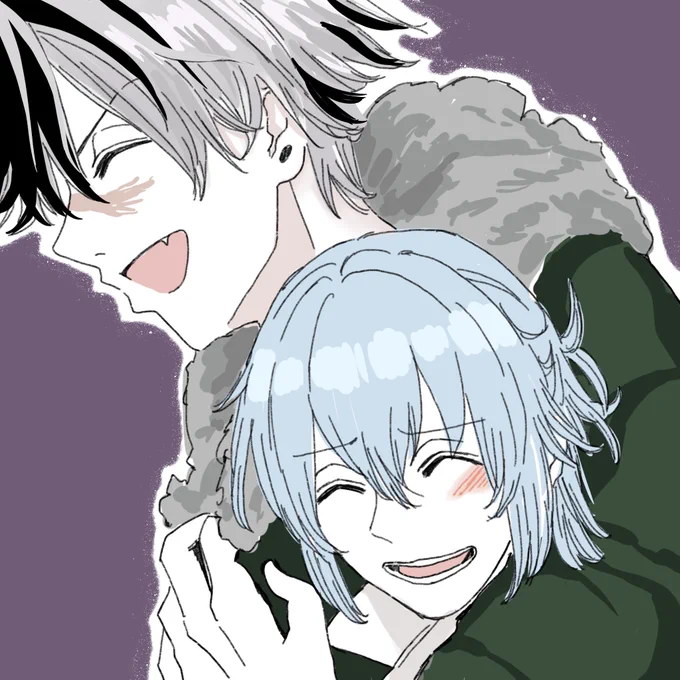 一年前くらいにはじめて描いたブラネロと最近描いたブラネロ見比べたら、おー、なんか上達してるかもしれない?と思えたのでこれからもコツコツ描こうと思いました 