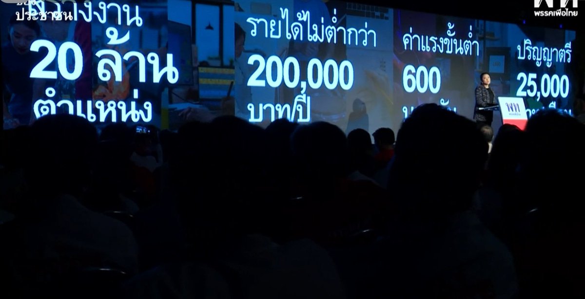 sirotek's tweet photo. "อุ๊งอิ๊ง" โชว์ฟอร์มว่าที่แคนดิเดทนายกเพื่อไทย  ประกาศขึ้นค่าแรงรายวันขั้นต่ำหนึ่งเท่า เป็น 600 บาท/วัน, เพิ่มเงินเดือนคนจบปริญญาตรีเป็น 25,000 บาท , สร้างงานเพิ่ม 20 ล้านตำแหน่ง, ไวไฟฟรีทุกพื้นที่สาธารณะ และคนไทยมีรายได้ไม่ต่ำกว่า 2 แสนบาท/ปี 
#เพื่อไทย #แพทองธาร https://t.co/YTJ1gOCk4I