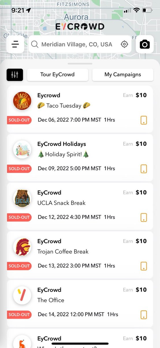 bradcowdrey's tweet photo. #EyCrowd campaigns... sold out in minutes 😮😃 https://t.co/QWHMJiYN11