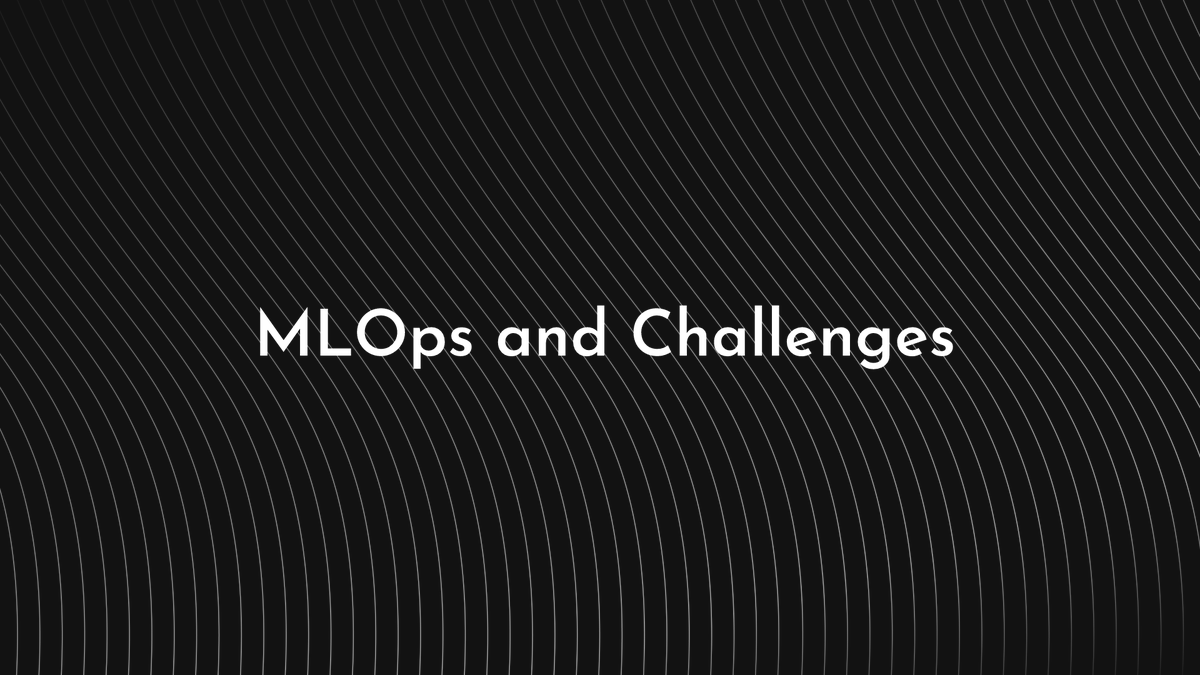 capeandcode's tweet photo. MLOps and Challenges

• MLOps is gradually becoming a critical component in data science projects.

• For sustainable ML deployments, it is essential to understand and apply MLOps concepts.

Let's dive ↓ https://t.co/7igeCSu9EY
