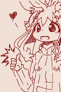ちかごろのらくがき2
覗くうさぎ 