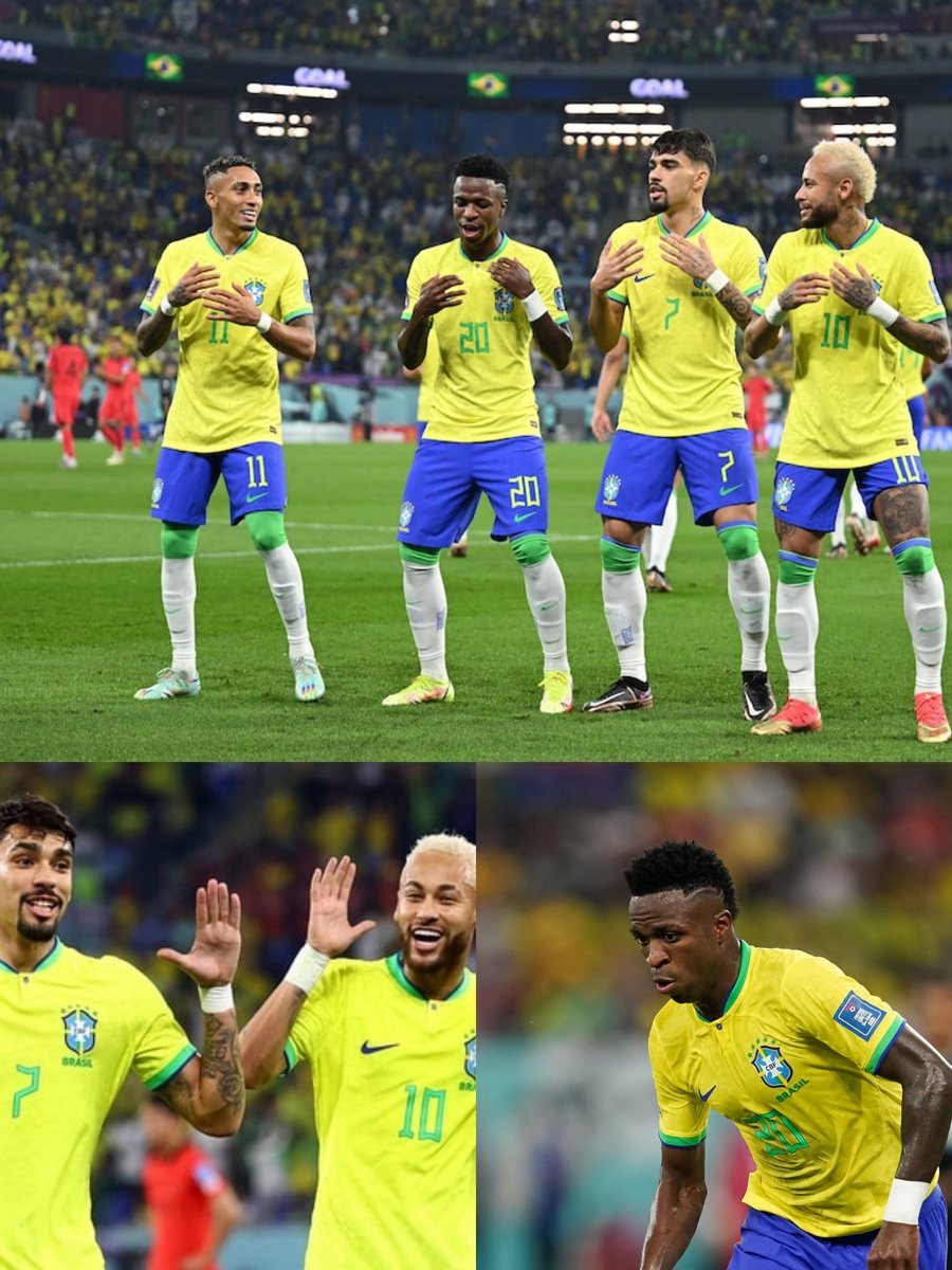 BasuSaumi's tweet photo. #BRAZKO
#BRAKOR
#BrazilvsSouthKorea
The Result Itself Was Declared In The Very First Half Evidently 👍⚽
#Brazil Just Nailed It 🔥🔥🔥🔥
#neymarjr
#ViniciusJunior
#Richarlison
#Brazil_vs_SouthKorea https://t.co/kDGffAESso