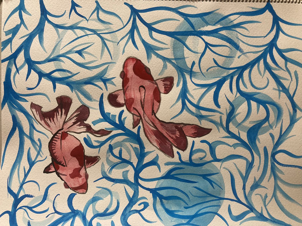 Gozu0929's tweet photo. 金魚

#水彩画 
#絵描きさんと繋がりたい https://t.co/QrHjWOq56T