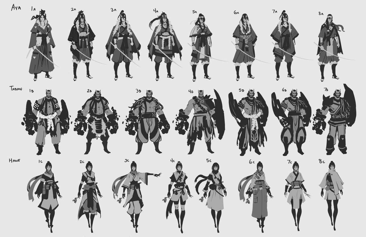 Rokoh_Art's tweet photo. Series of character thumbnails, for my personal project https://t.co/ledagQZ30I