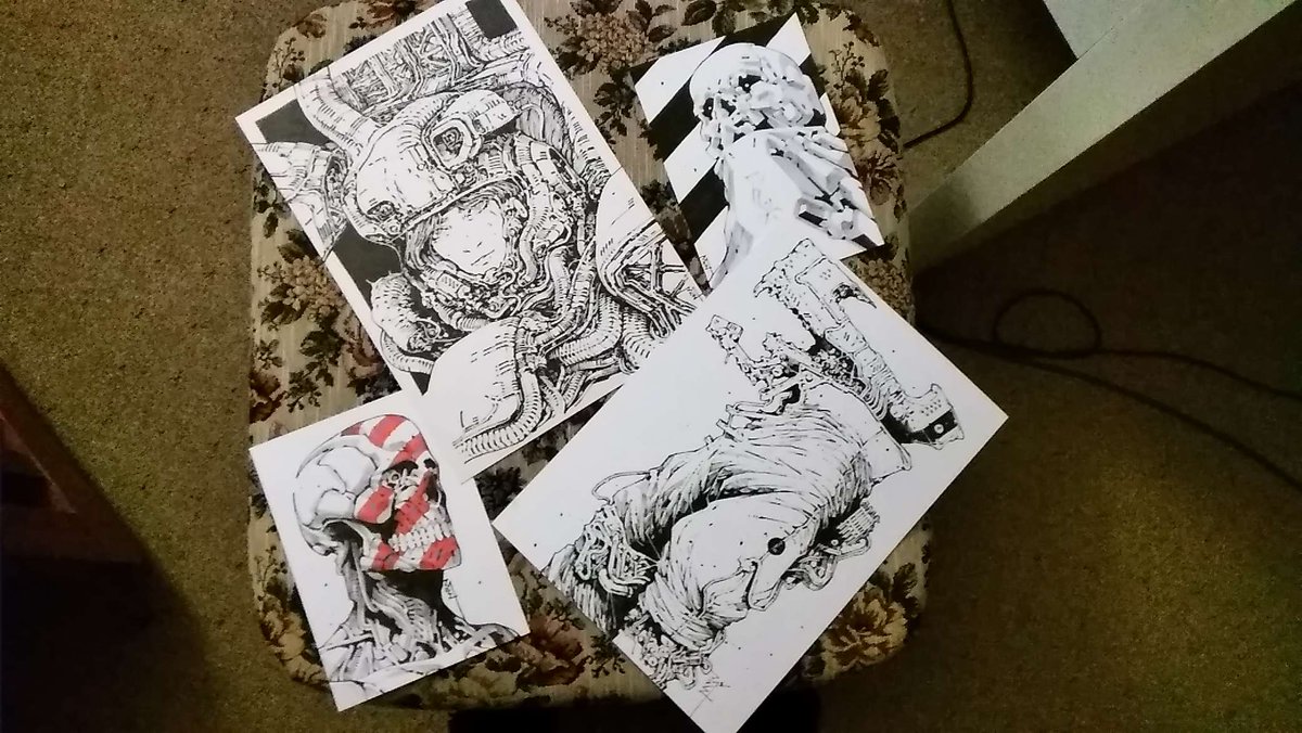 Knightsundere's tweet image. Got some amazing stuff from @romyromeromi in the mail :3c &lt;33 my very original inspiration to do ink pen art. fully recommend