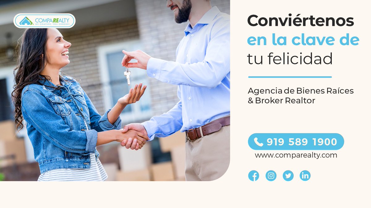 Comparealty's tweet photo. 𝐂𝐎𝐍𝐅𝐈́𝐀 𝐄𝐍 𝐍𝐎𝐒𝐎𝐓𝐑𝐎𝐒 🏠🇺🇸
El hogar que tanto buscas lo encuentras aquí en CompaRealty.
☎️Llámanos ahora: 919-589-1900

#CompaRealty #RealEstate #Properties #Home #RealEstateAgent #Inmobiliaria #Casa #BrokerRealtor #AgenciaDeBienesRaices #Hogar #AgenteDeBienesRaices https://t.co/NvS9fLxknT