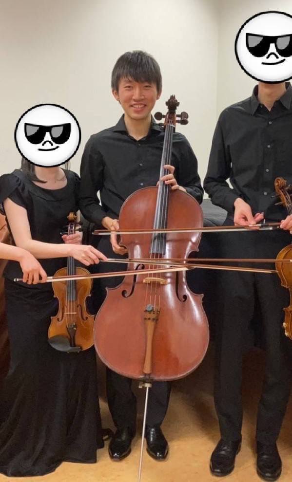 21人目のご紹介💁‍♂️
チェロの成清是露(なりきよぜろ)です。
初見でこの名前を正確に読めたひとは一人もいません！笑
初参加となる今回は、フィレンツェに出演します！
一緒に弾くチェロの落合くんは大学の後輩で、約4年ぶりの共演となるのでとても楽しみです。
皆様のご来場を心よりお待ちしております！