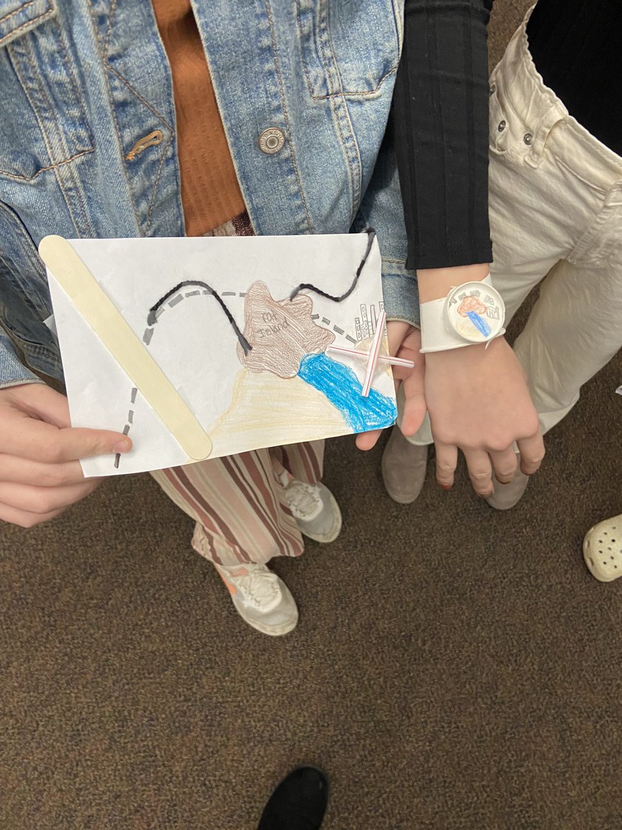 Such a clever novel engineering solution to the book Beneath by Roland Smith <a href="/MrsKingAvery/">Colleen King</a> a map and GPS watch locator to help Pat find Coop