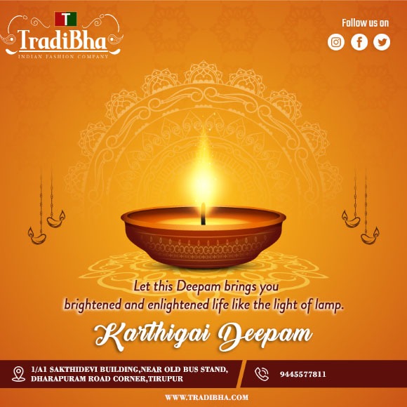 The right light, at the right time, everything is extraordinary.
Wish you all Happy Karthigai Deepam
Call us: 9445577811

#karthigaideepam #deepam  #lights
#ethnicsaree #fashion #boutique #ladieswear
#tradibha#southindian #indianfashion #desifashion #indianculture #tamilwedding