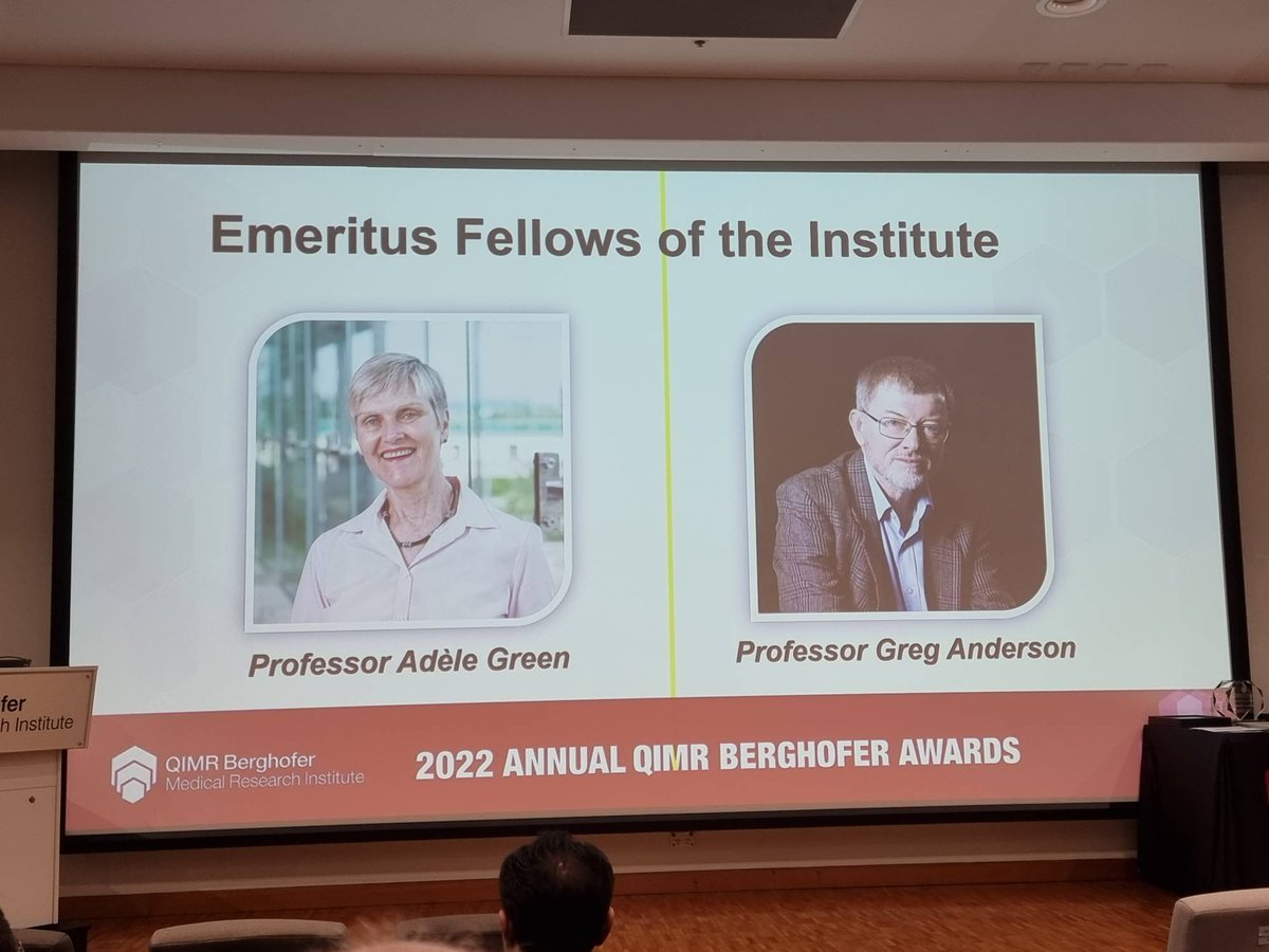 Two new Emeritus #Fellows of the Institute - Professors Adele Green and Greg Anderson