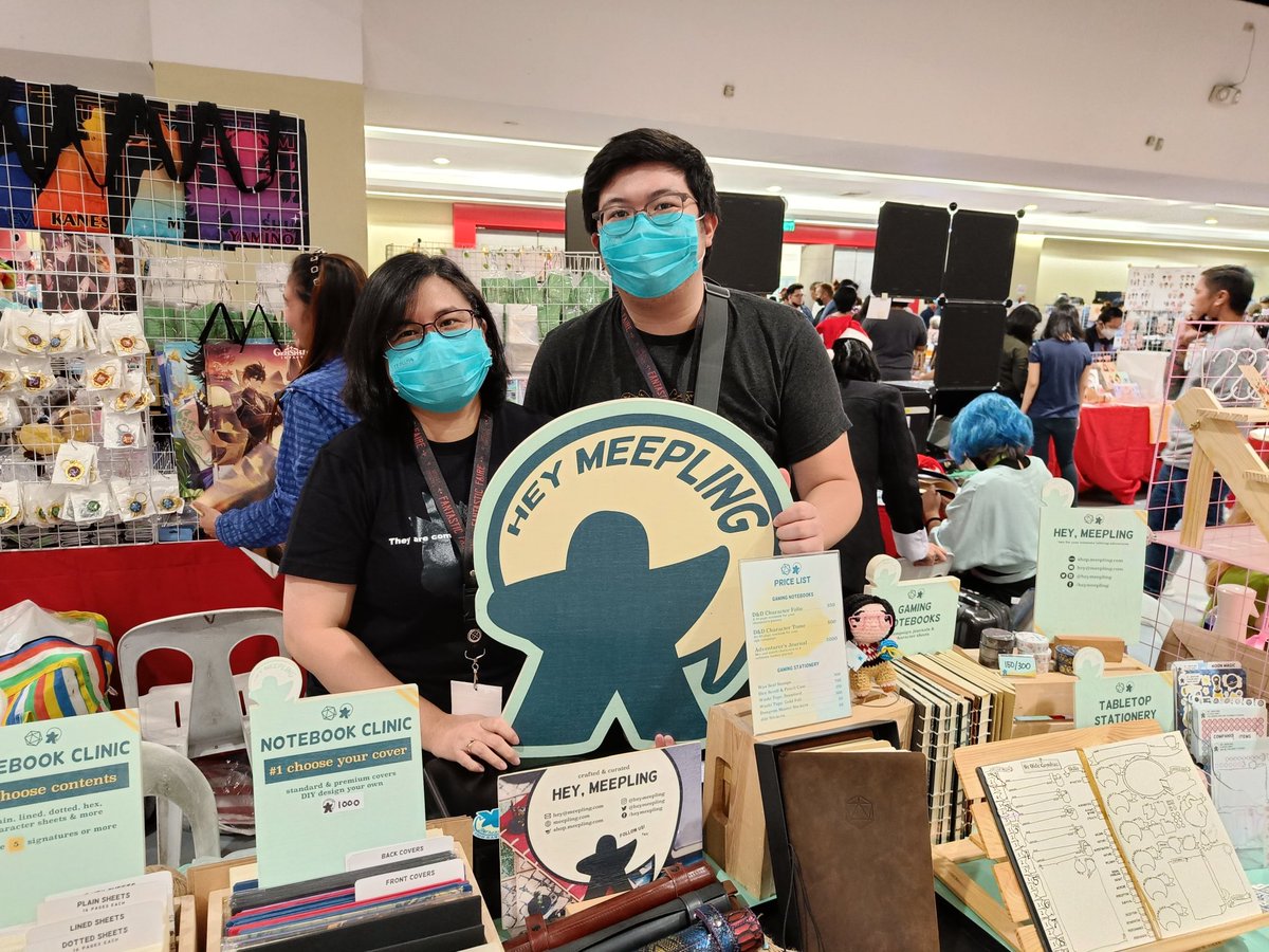 heymeepling's tweet photo. Thank you to everyone who passed by and geeked out with us at #paskomiket2022 ✨

your enthusiasm fuels us 💖 (and your purchases also haha)

See you in two weeks!! 😉

#supportlocalcreators #dnd5e #tabletoprpg #trpg https://t.co/wFuEmqeR8t
