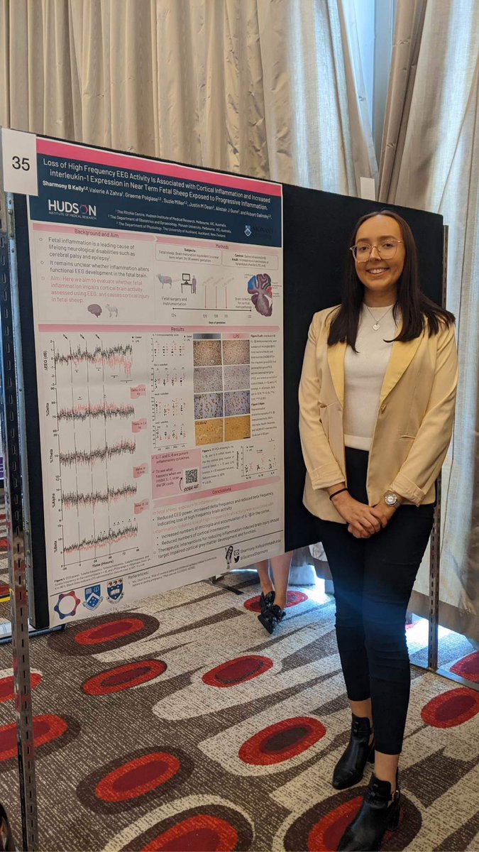 Sharmony B Kelly (@sciencesharmony) on Twitter photo Day 2 of ANS2022 last chance to visit me and my poster!!🧠🧠 <a href="/AusNeuroSoc/">Australasian Neuroscience Society (ANS)</a> <a href="/perinflammation/">Perinatal inflammation and neurophysiology</a> Day 2 of ANS2022 last chance to visit me and my poster!!🧠🧠 <a href="/AusNeuroSoc/">Australasian Neuroscience Society (ANS)</a> <a href="/perinflammation/">Perinatal inflammation and neurophysiology</a>