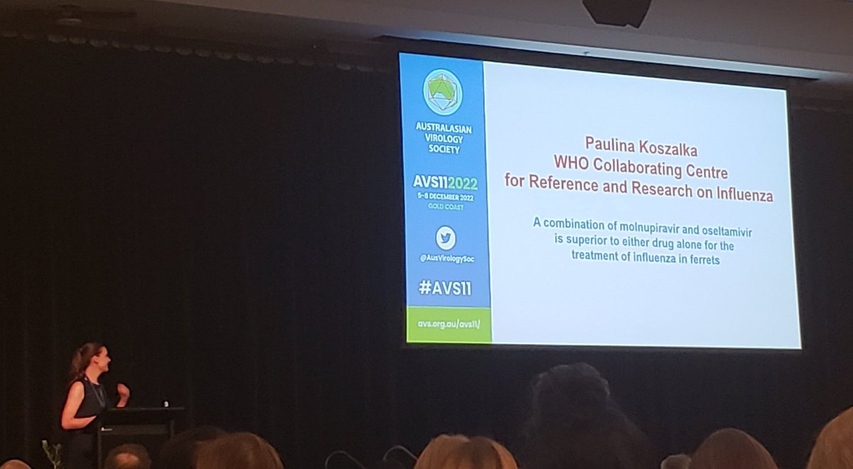 nikkideshpande's tweet photo. Exciting talks by @WHOCCFluMelb Director, Kanta Subbarao and @_pkoszalka at #AVS11! https://t.co/cuoFM2Ww36