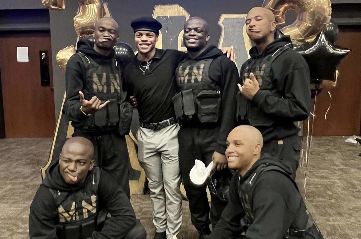 Congratulations to 5 of our members on becoming brothers of the Mu Nu chapter of Alpha Phi Alpha this past weekend ❄️ 🤙🏾🦍💛🖤