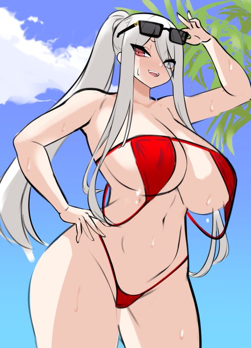 らくがき 逆ビキニが描きたかったので… 