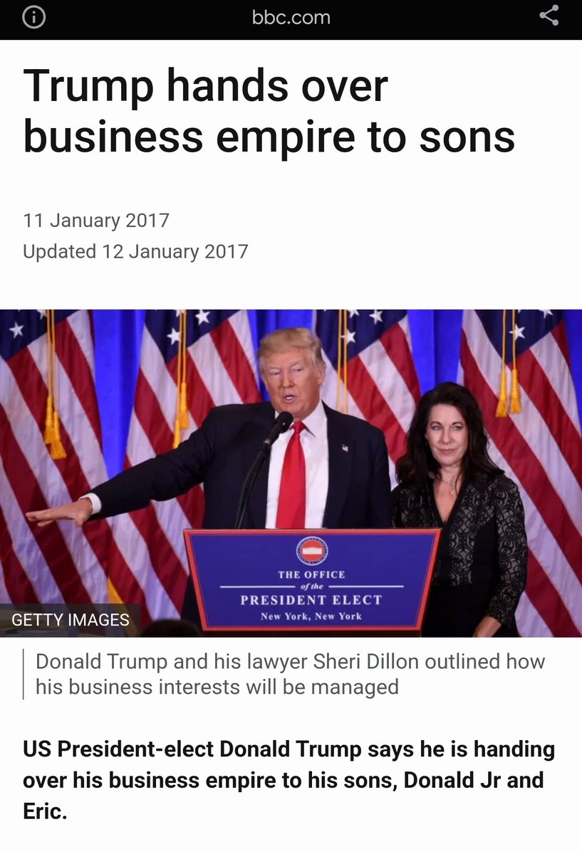 MikeDeek1's tweet photo. @gene_lasecki @TristanSnell Trump didnt own any businesses while he was President, why are you lying? https://t.co/qH0vBvHFBY