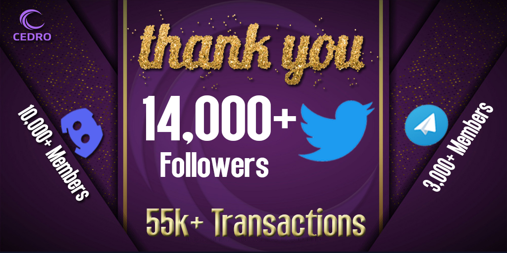 It’s been a week since our testnet launch. We have been growing rapidly since then. We have received overwhelmingly positive feedback and are constantly improving. We would like to thank all of our community members for their support. wagmi! <a href="/LayerZero_Labs/">LayerZero Labs</a> 
#CedroFinance