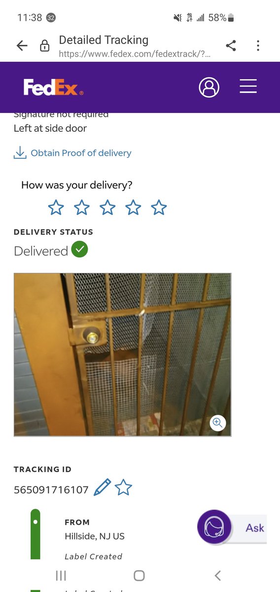 napp88's tweet photo. Hello @FedExHelp @FedEx please help me on what's going on here. I've been waiting over a year for an item I pre-ordered and when it finally shipped the driver just dropped it off at some random house. This is not my house. Just a photo of a ripped screen door. Help! https://t.co/Hwe0hxLIak