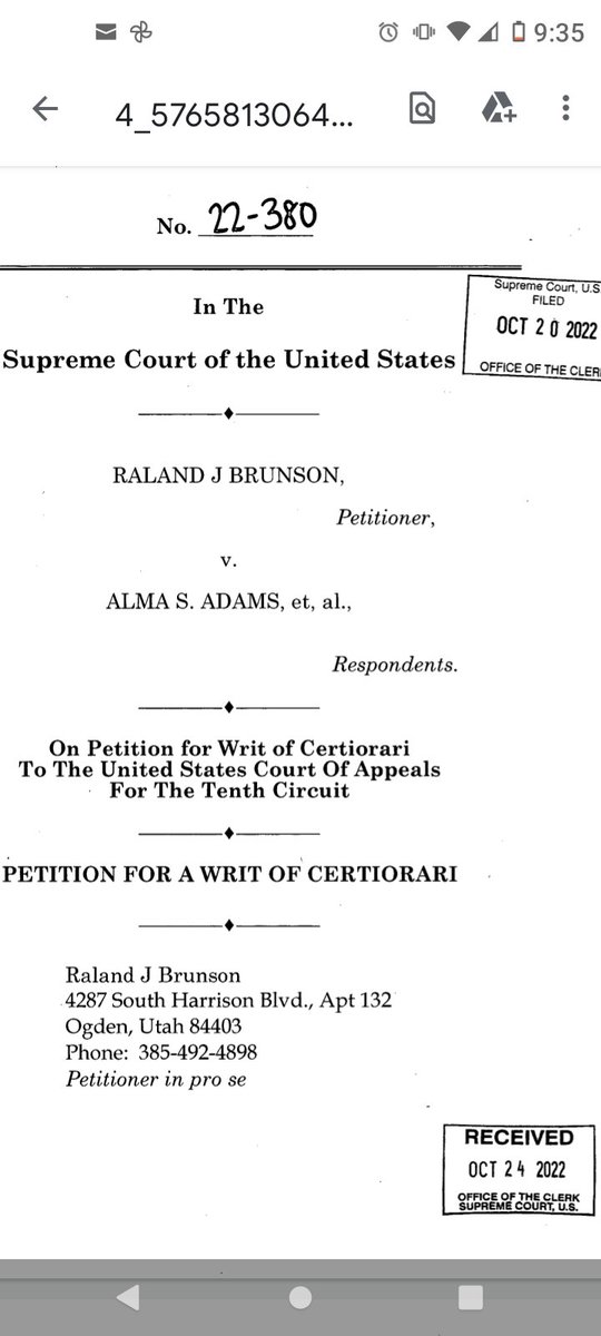 royelias1969's tweet photo. @baldwin_daniel_ @christina_bobb @OANN A ?
Why aren't you guys reporting on SCOTUS Case 22-380 Brunson vs. Adams https://t.co/UjhqscrQYK